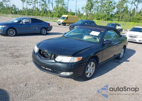 2002 Toyota Camry Solara Sle V6 from USA, damaged, VIN 2T1FF28P62C599839